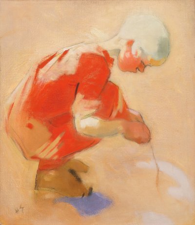 Meisje op het Zand, 1912 door Helene Schjerfbeck