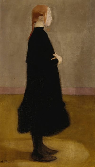 Het Schoolmeisje II, 1908 door Helene Schjerfbeck