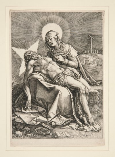 Pietà door Hendrick Goltzius