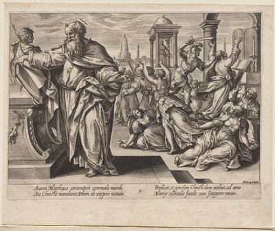 St. Mattheüs door Hendrick Goltzius