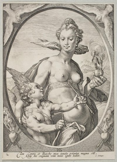 Venus door Hendrick Goltzius