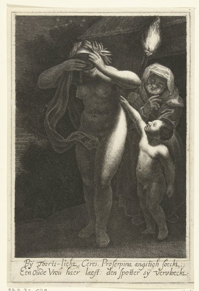 Ceres en Stellio door Hendrik Bary