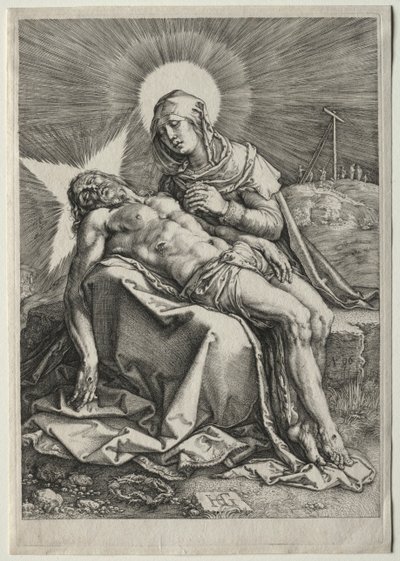 Pieta door Hendrik Goltzius