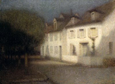 Het huis, 1900 door Henri Eugene Augustin Le Sidaner