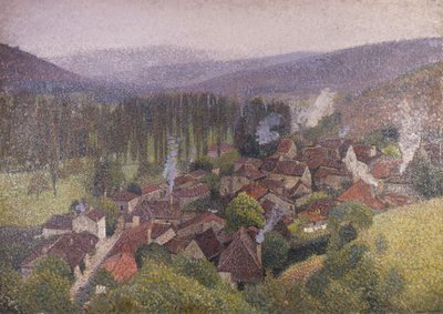 Uitzicht op de Bastide door Henri Martin