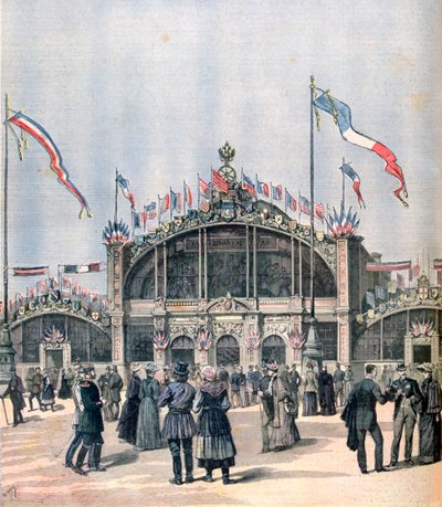 Gevel van de Frans-Russische expositie, Moskou, 1891 door Henri Meyer