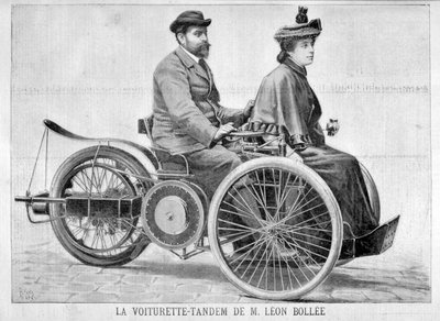 Leon Bollees Voiturette auto, 1896 door Henri Meyer