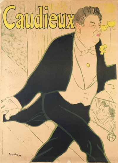 Caudieux door Henri de Toulouse Lautrec