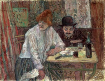 A la Mie door Henri de Toulouse Lautrec