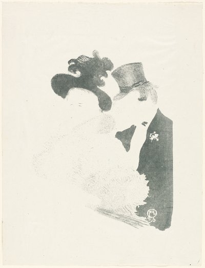 Bij het Concert door Henri de Toulouse Lautrec