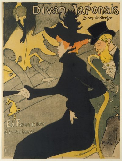 Divan Japonais, 1892-93 door Henri de Toulouse Lautrec