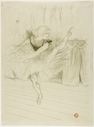 Miss Ida Heath, Engelse Danseres door Henri de Toulouse Lautrec