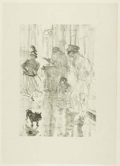 De Kastanjeverkoper door Henri de Toulouse Lautrec