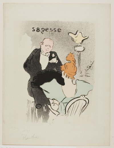 Wijsheid door Henri de Toulouse Lautrec