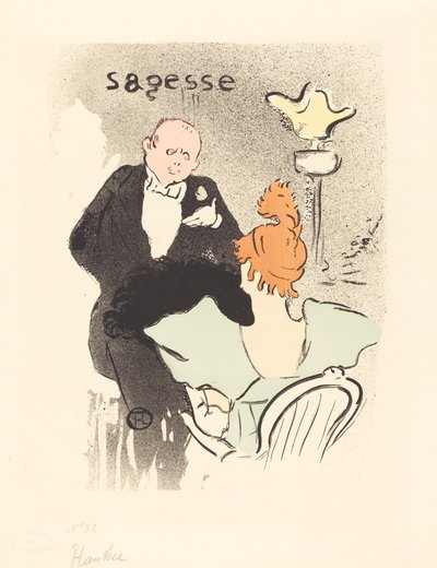 Wijsheid Sagesse door Henri de Toulouse Lautrec