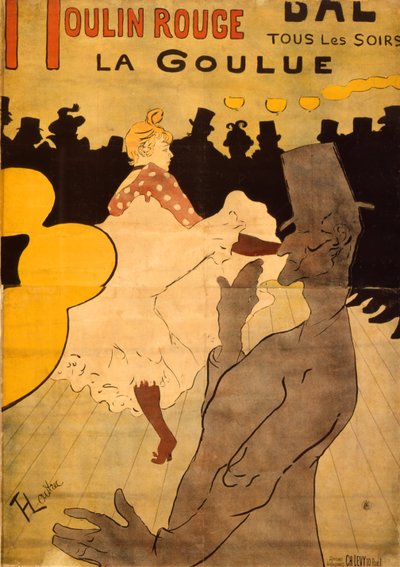 Moulin Rouge - La Goulue door Henri de Toulouse Lautrec