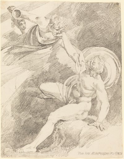 De ontvoering van Ganymedes door Johann Heinrich Füssli