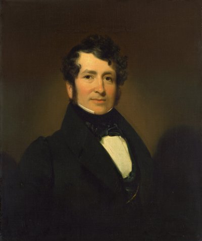 George Pope Morris, ca. 1836 door Henry Inman