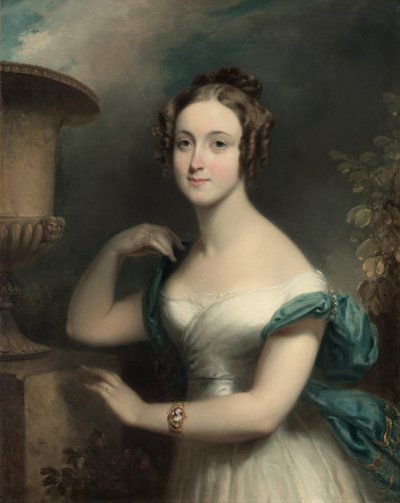 Mary Ward Betts, 1830s door Henry Inman