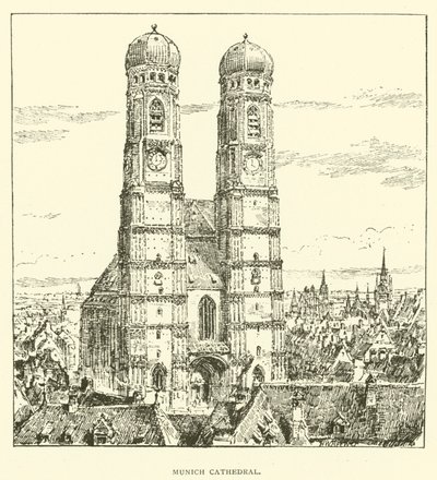 Kathedraal van München door Henry William Brewer