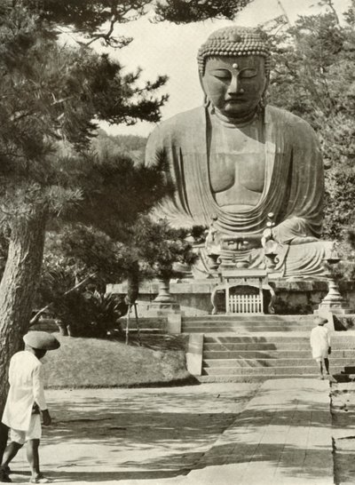 Amida, de Boeddha, 1910 door Herbert Ponting