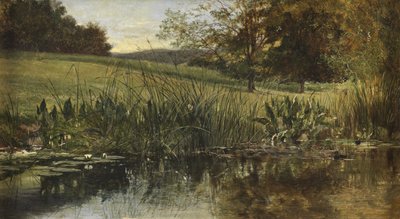 Aan de rivierkant, 1869 door Heywood Hardy