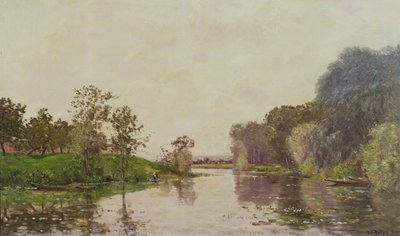 Zomer aan de Rivier door Hippolyte Camille Delpy