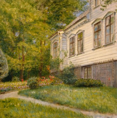 Soelyst door Hjalmer Eilif Emanuel Peterssen