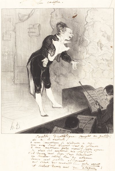 Dramatische Wortel door Honoré Daumier