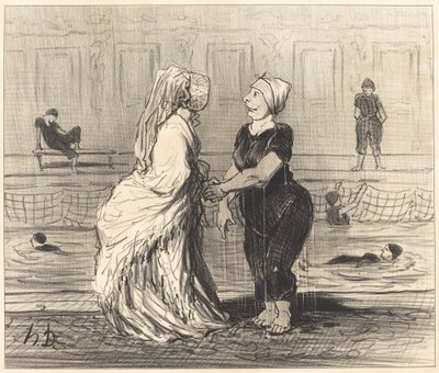 Lieve barones, ik feliciteer u... door Honoré Daumier