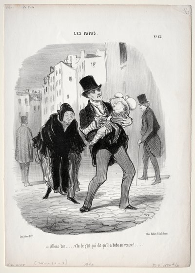 Kom mee, liefje... door Honoré Daumier