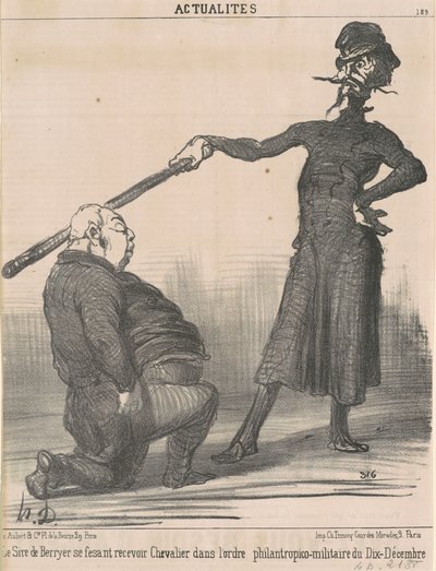 De heer van Berryer ... Ridder ... door Honoré Daumier