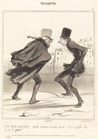 Onze graden Celsius! door Honoré Daumier