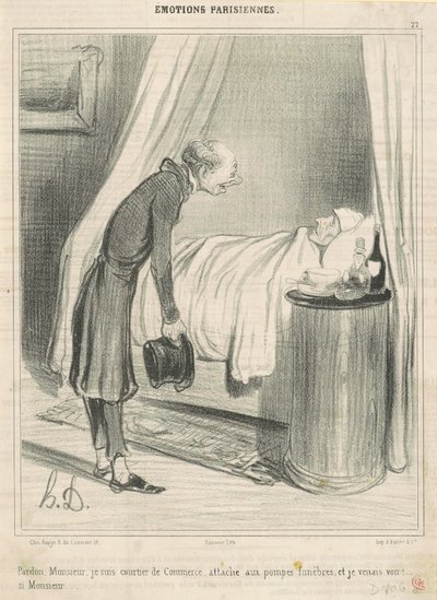 Pardon...ik ben handelsagent... door Honoré Daumier