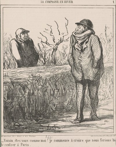 Buurtbewoner, ben je zoals ik?... door Honoré Daumier