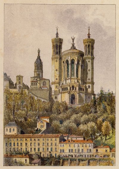 Notre-Dame de Fourvières, Lyon door Hubert Clerget