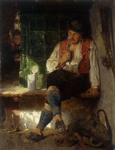 Een taveernescène, 1875 door Hugo Wilhelm Kauffman