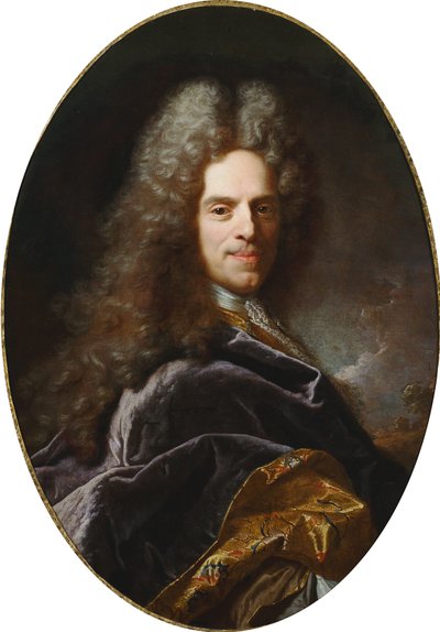 Portret van Stefano Gentile door Hyacinthe Francois Rigaud