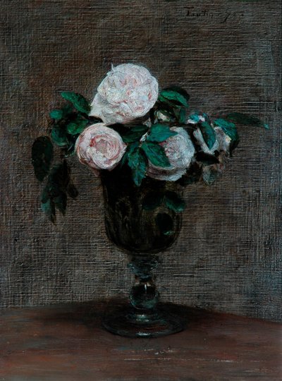 Studie van rozen, 1872 door Ignace Henri Jean Fantin Latour