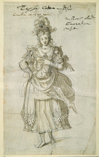 Camilla, c.1609 door Inigo Jones