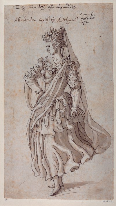 Koningin Atalanta door Inigo Jones