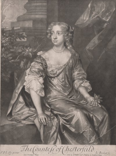 Elizabeth, gravin van Chesterfield (1640-1665) door Isaac Beckett