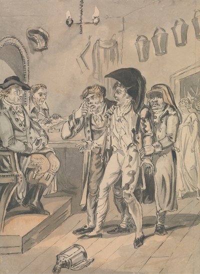 Voor de magistraat door Isaac Cruikshank