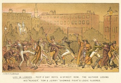 Leven in Londen door Isaac, Robert and George Cruikshank