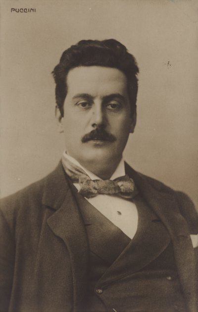 Giacomo Puccini, Italiaanse componist door Italian Photographer