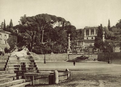 Het Volksplein, De Pincio door Italian Photographer