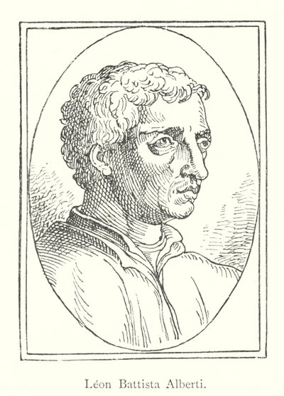 Leon Battista Alberti (gravure) door Italian School