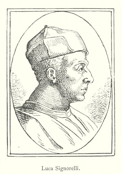 Luca Signorelli (gravure) door Italian School