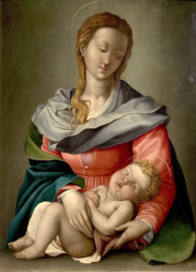 Madonna en Kind, c.1525-40 door Italian School