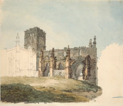 De Verwoeste Abdij bij Haddington, ca. 1794 door Joseph Mallord William Turner